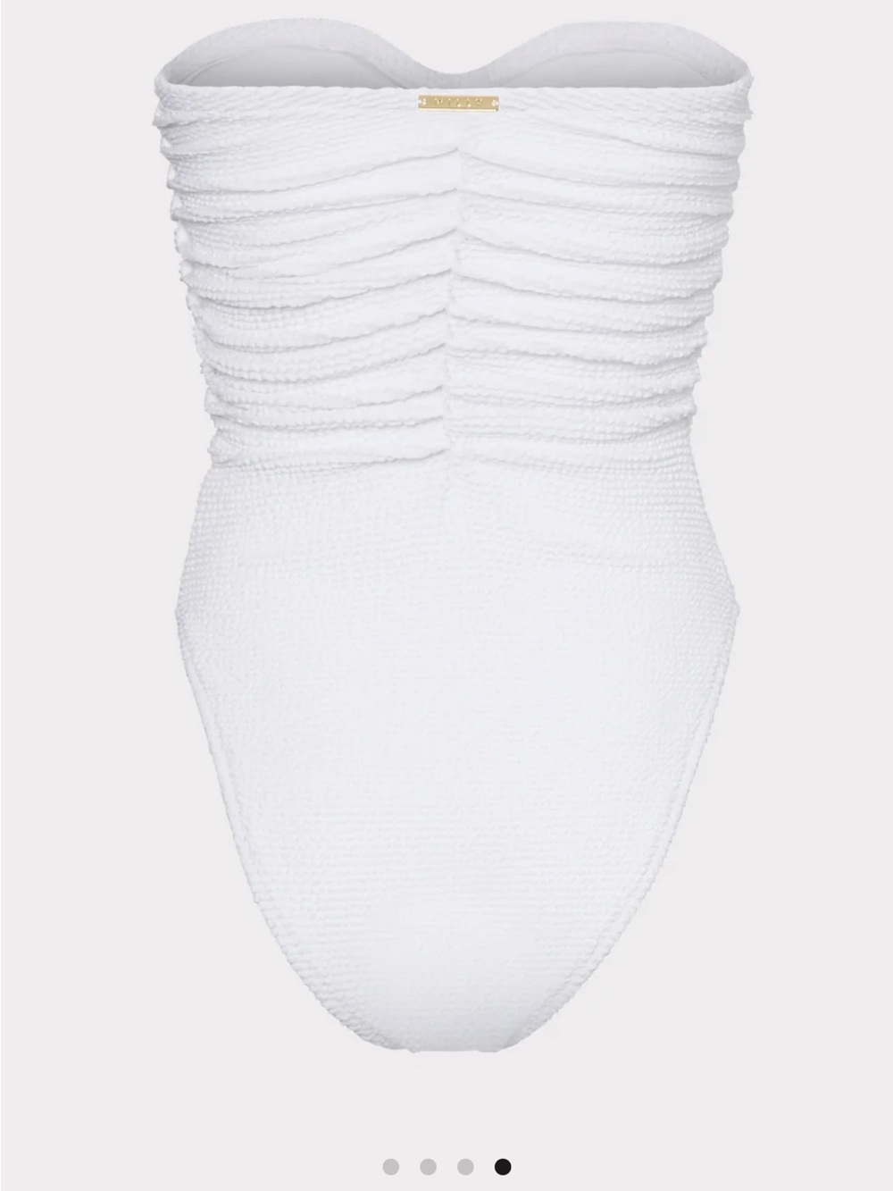 Milly Textured Ruched One Piece - Picture 4 of 4